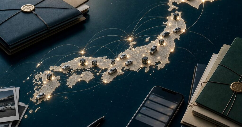 関東のレンタカーM&Aで東京・神奈川・千葉・埼玉の需要差と承継実務を確認する打ち合わせのイメージ